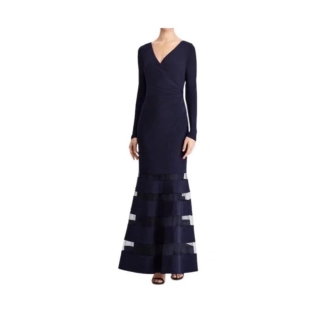 Lauren Ralph Lauren Navy Formal Gown Women’s Size 10 Mother of Bride Dress